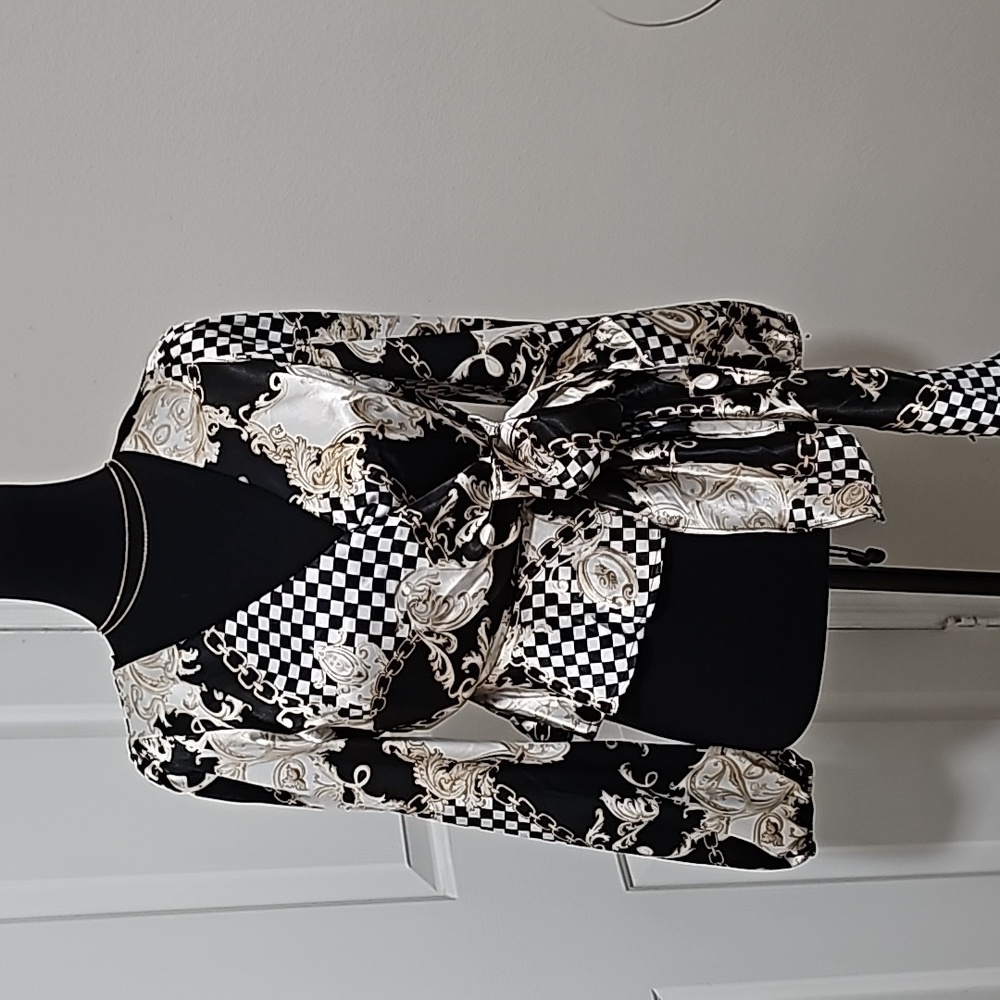 Satin blouse - NWOT - Medium